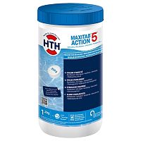 Хлор многофункц. стабилиз. 5 в 1  1,2кг HTH MAXITAB ACTION таблетки 200гр. (упак. 1шт.) (K901750H1)